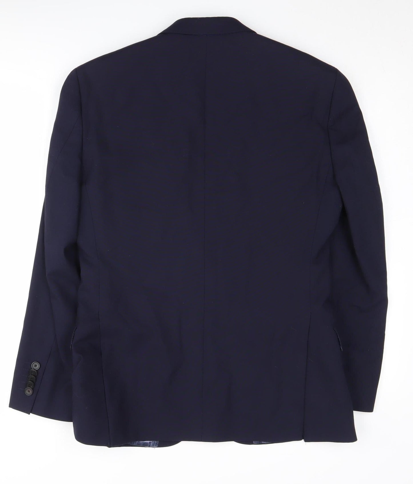T.M. Lewin Men's Blue Slim Fit Blazer 36S
