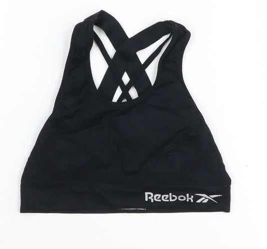 Reebok Women's Black Racerback Tank Top - Size S