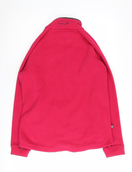 Mountain Life Women's Red Fleece Jacket Size 10