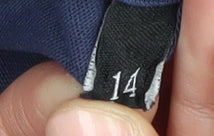 Diesel Women's Blue Crew Neck T-Shirt Size 14 Casual