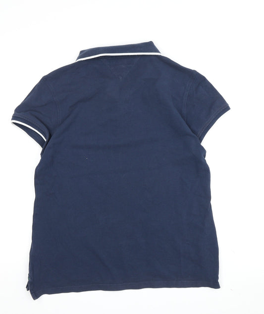 Tommy Hilfiger Women's Blue Polo Shirt XL