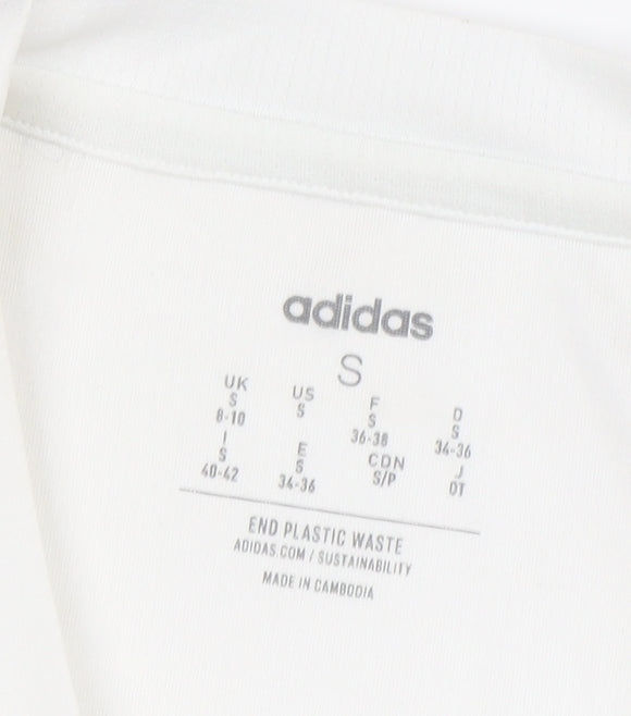 Adidas Unisex White S Basic T-Shirt Gymwear