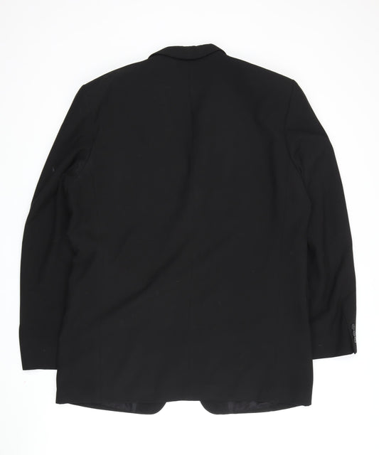 Copperstone Men's Black Regular Fit Blazer 44