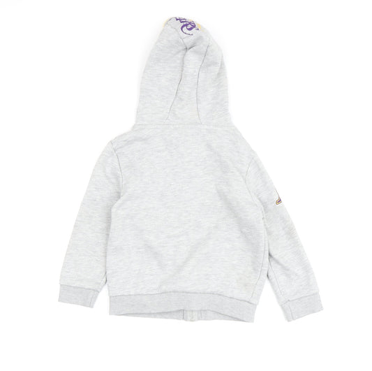 NBA Boys Grey LA Lakers Hooded Jacket 3-4 Years