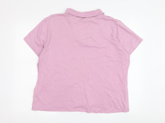 EWM Pure Classics Women's Pink Polo Shirt XL