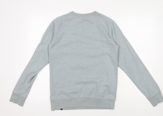 Animal Men's Blue XS Pullover Sweatshirt, Logo Accent