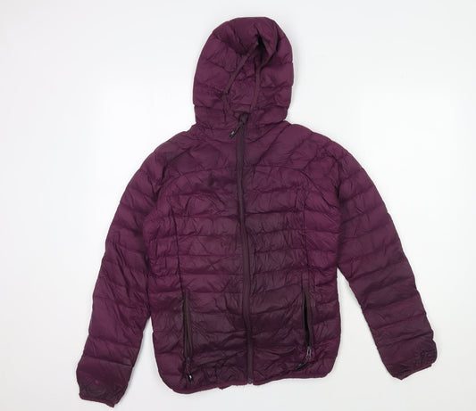 Trespass Women's Purple Puffer Jacket Size 10