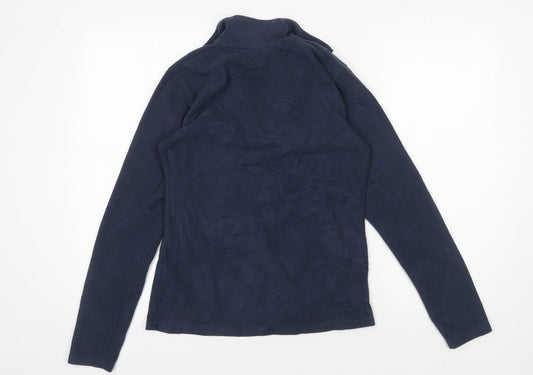 Mountain Warehouse Women's Blue Fleece Pullover Sweatshirt S