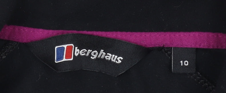 Berghaus Women's Black Fleece Half-Zip Sweatshirt Size 10