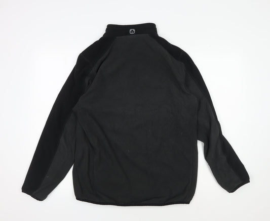 Mens UK M Regular TOG24 Black Pullover Sweatshirt