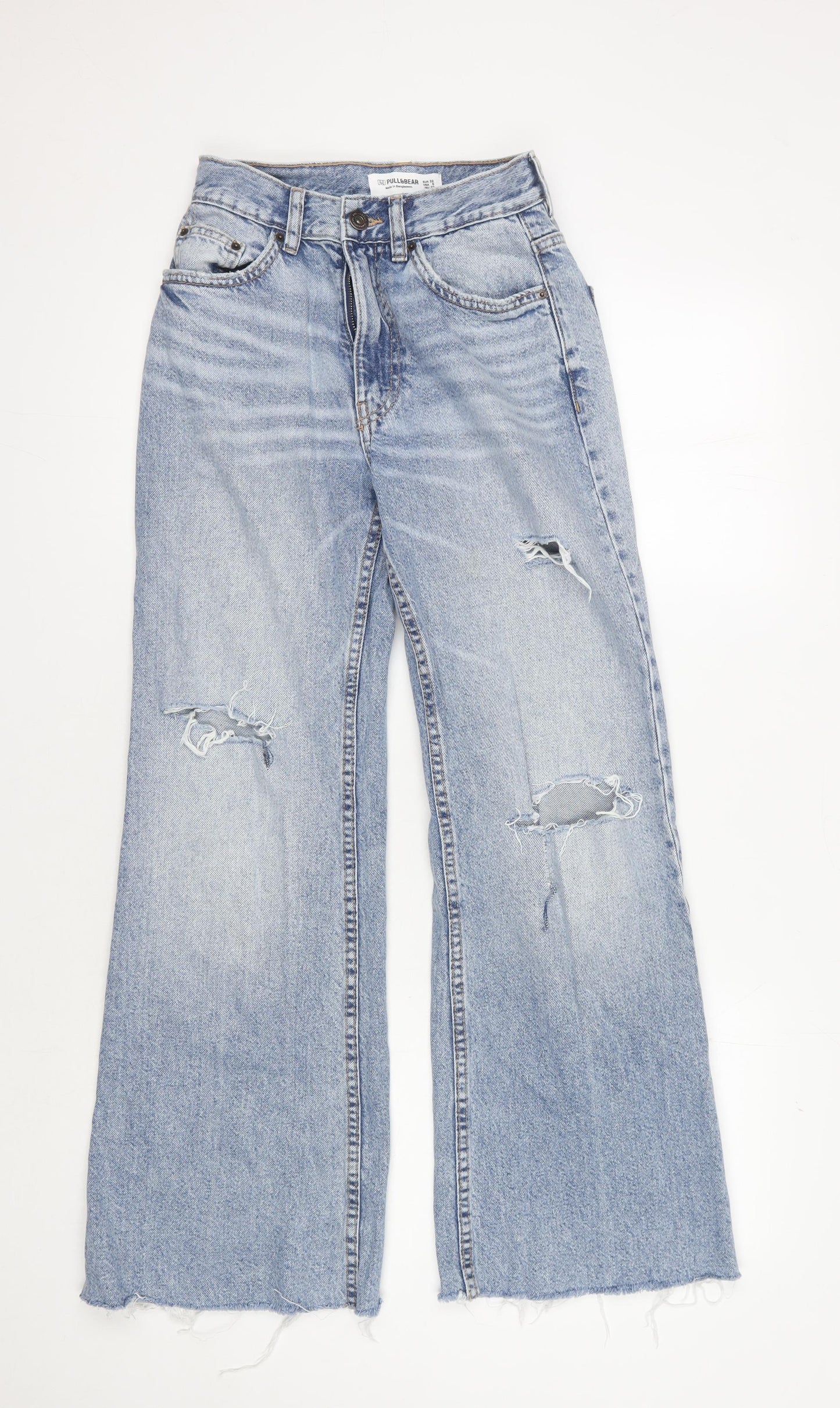 Pull&Bear Women's Blue Straight Jeans Size 4
