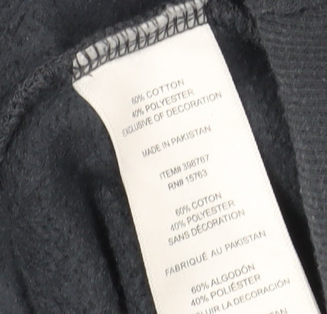 Champion Men's XL Black Pullover Hoodie with Logo