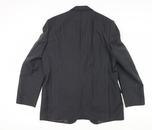 Magee Men's Grey Wool Blazer 42R Classic Formal