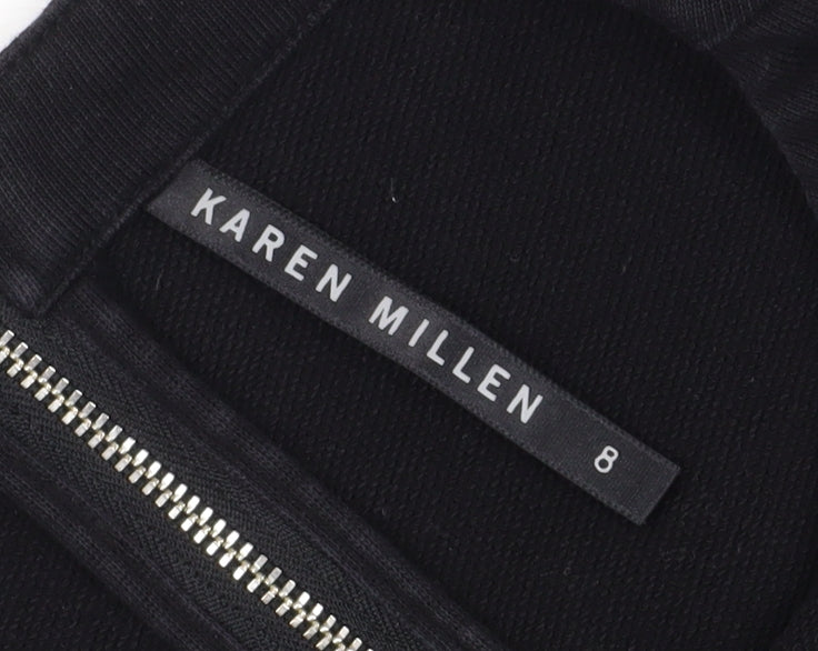 Karen Millen Women's Black Long Sleeve Blouse Size 8