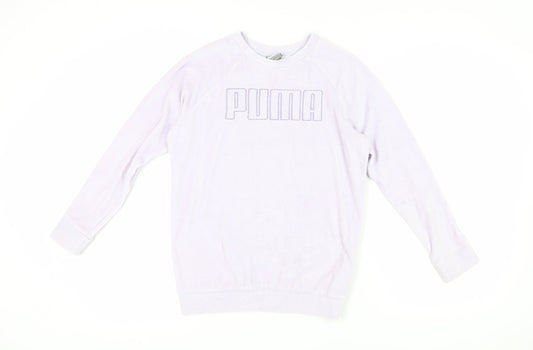 Puma Women’s White Pullover Sweatshirt Size 8