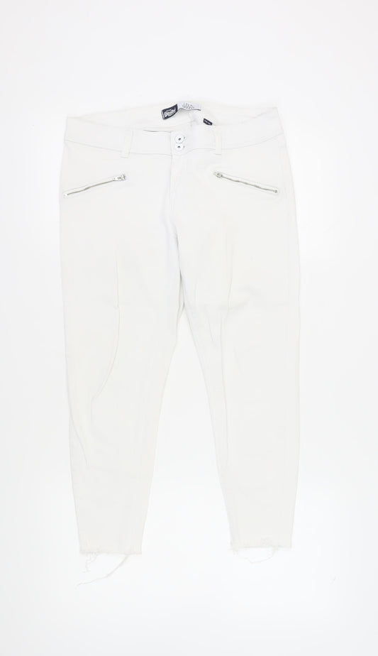 Superdry Women's White Skinny Jeans Size 31