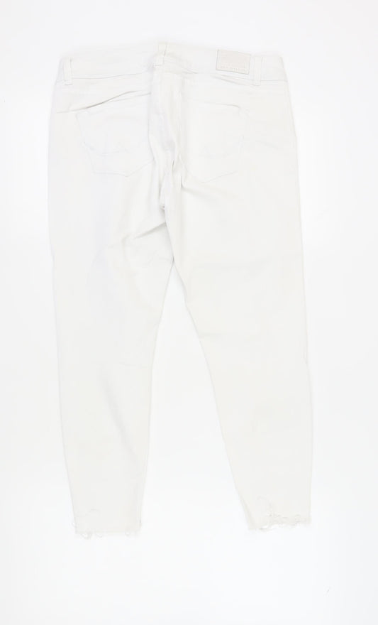 Superdry Women's White Skinny Jeans Size 31