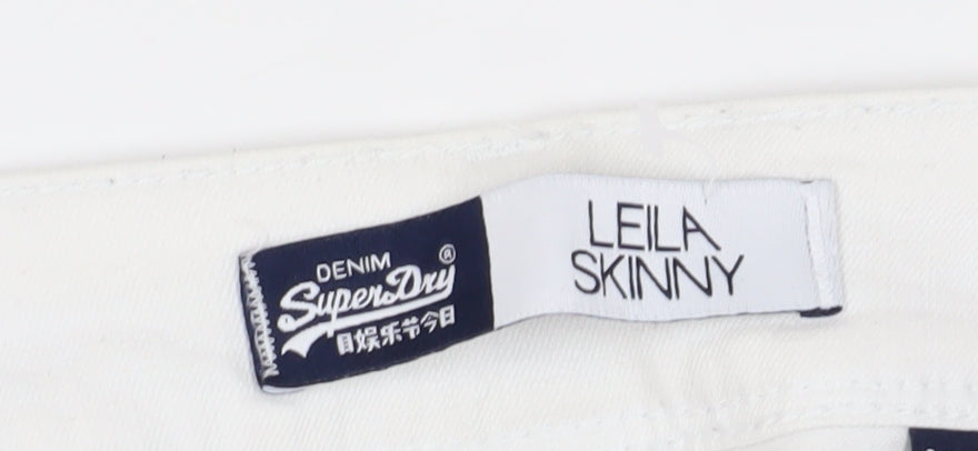 Superdry Women's White Skinny Jeans Size 31