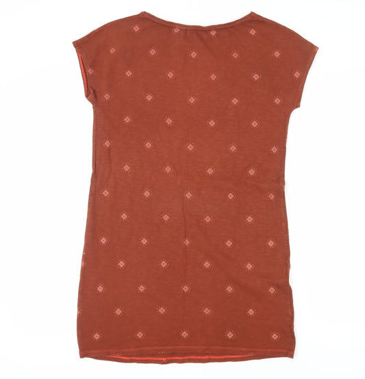 Boden Women's Brown Floral Shift Dress Size 10