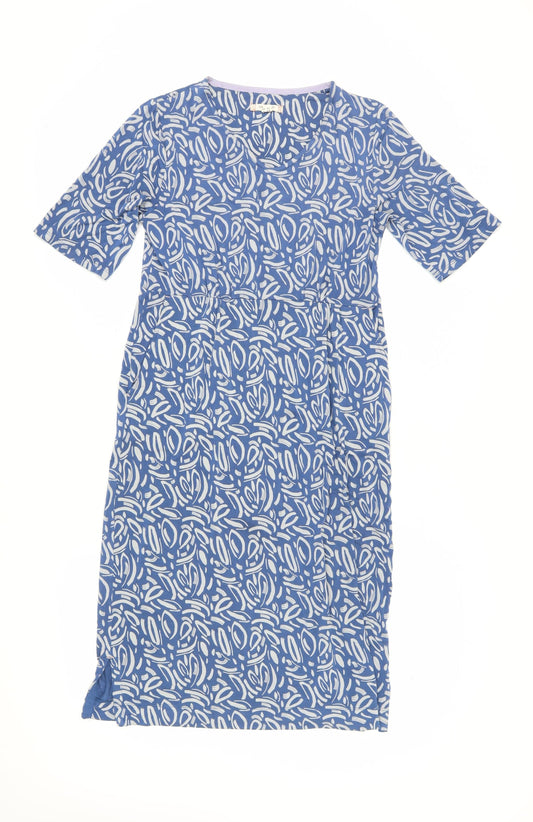 White Stuff Women's Blue Shift Dress UK 10