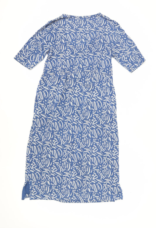 White Stuff Women's Blue Shift Dress UK 10