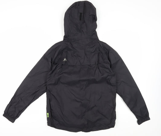 Trespass Men's Black Windbreaker Jacket 2XS Casual Outdoor