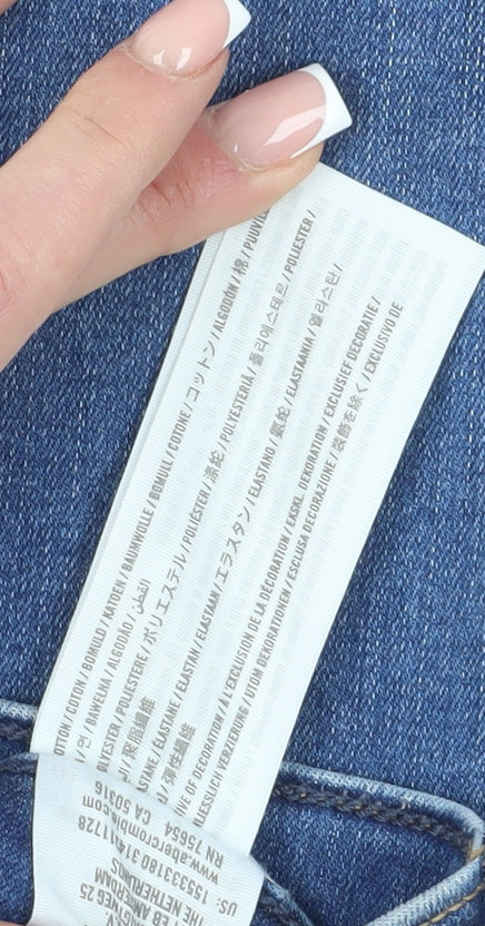 Abercrombie & Fitch Women's Blue Skinny Jeans, 2XS