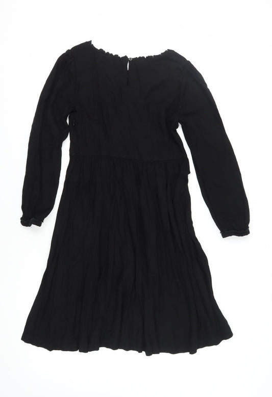 Boden Women's Black A-Line Dress - Size 10