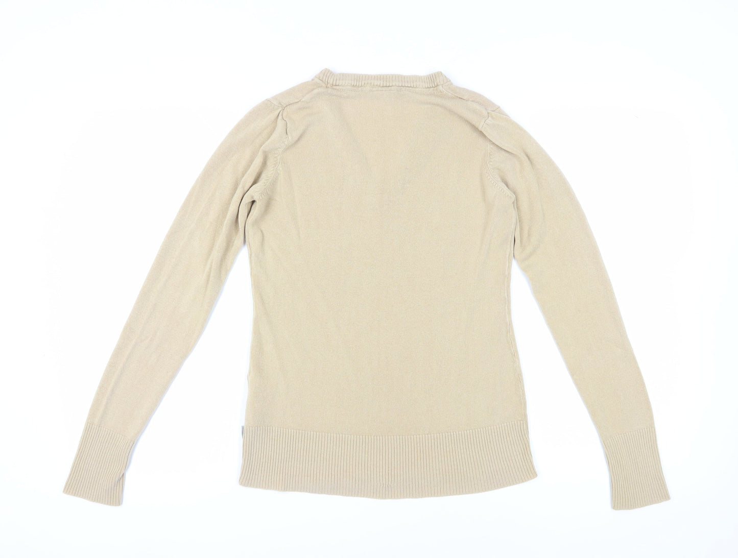Trespass Women's Beige V-Neck Pullover Jumper M