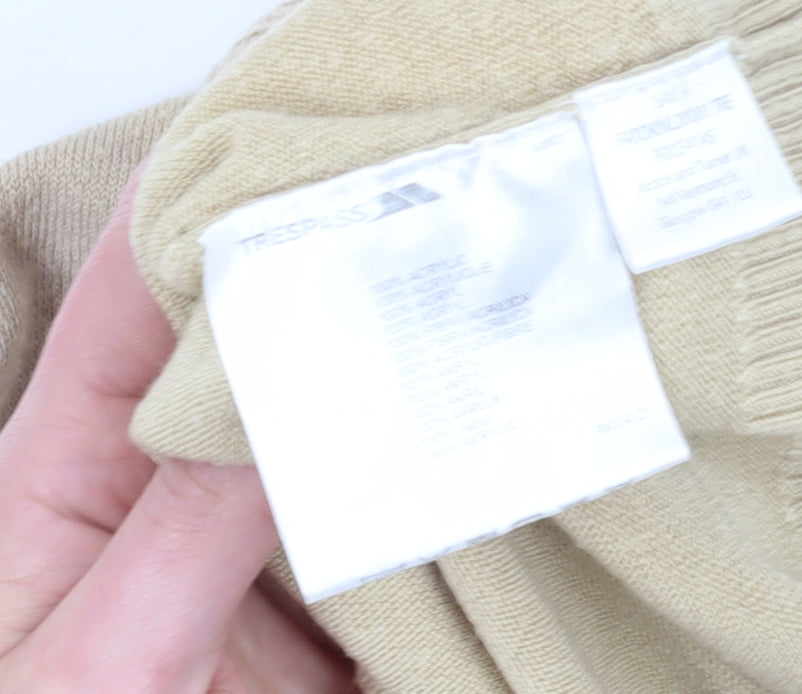 Trespass Women's Beige V-Neck Pullover Jumper M