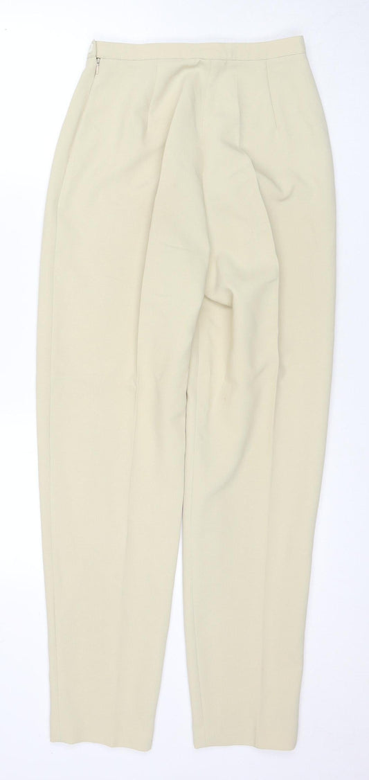 Laura Ashley Women’s Beige Straight Trousers Size 10