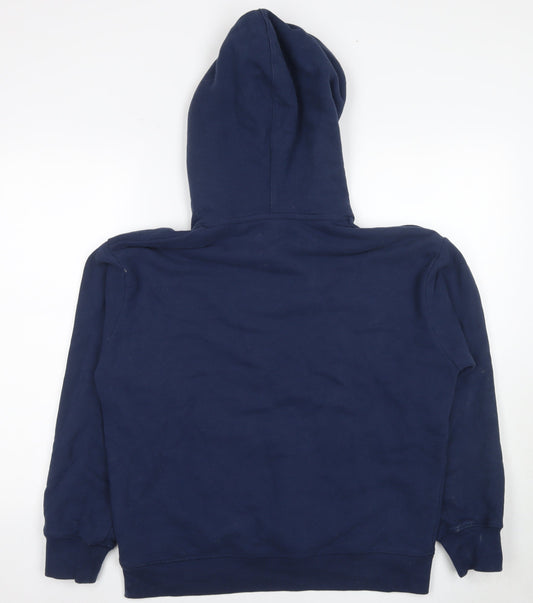 Levi's Men's Blue Pullover Hoodie, M - Logo Accents