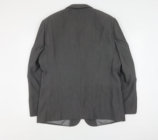 1860 Limited Edition Men's Grey Suit Jacket, 44S, Formal