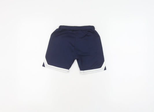 McKenzie Boys Blue Sports Shorts - Elastic Waist, Regular Fit