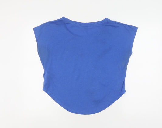 Nike Blue Unisex T-Shirt, Sleeveless, Small