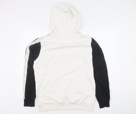 Reebok Men's White Pullover Hoodie M - Logo Sportswear