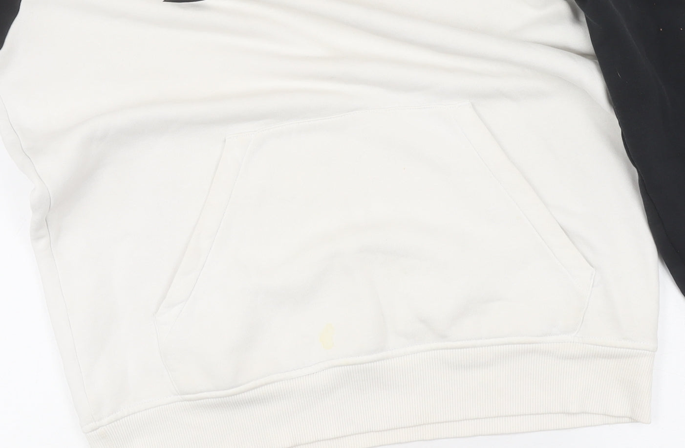 Reebok Men's White Pullover Hoodie M - Logo Sportswear