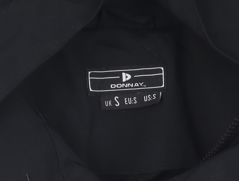 Donnay Men's Black Hooded Parka Jacket S