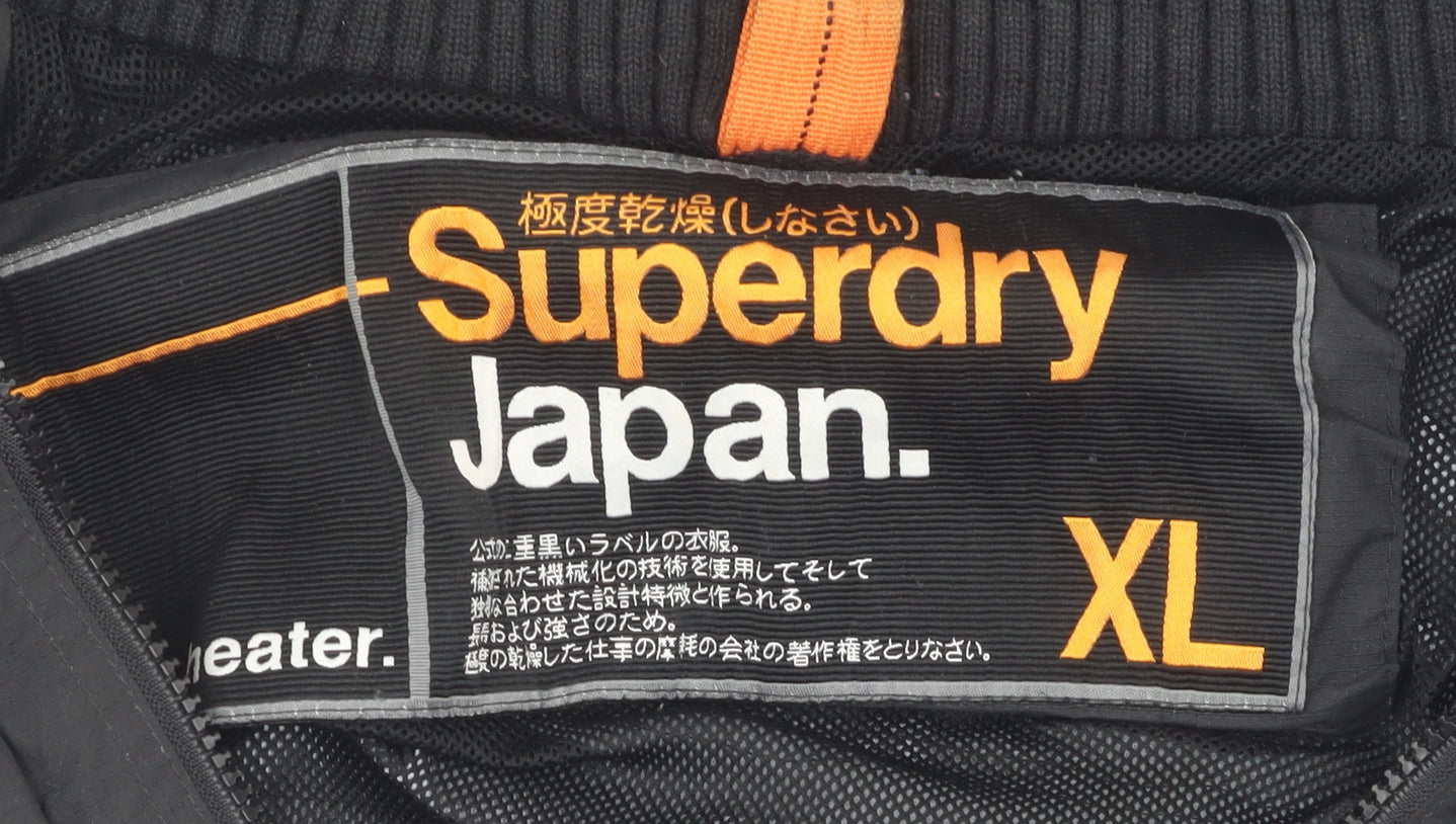 Superdry Men's Black XL Basic Jacket, Casual Style