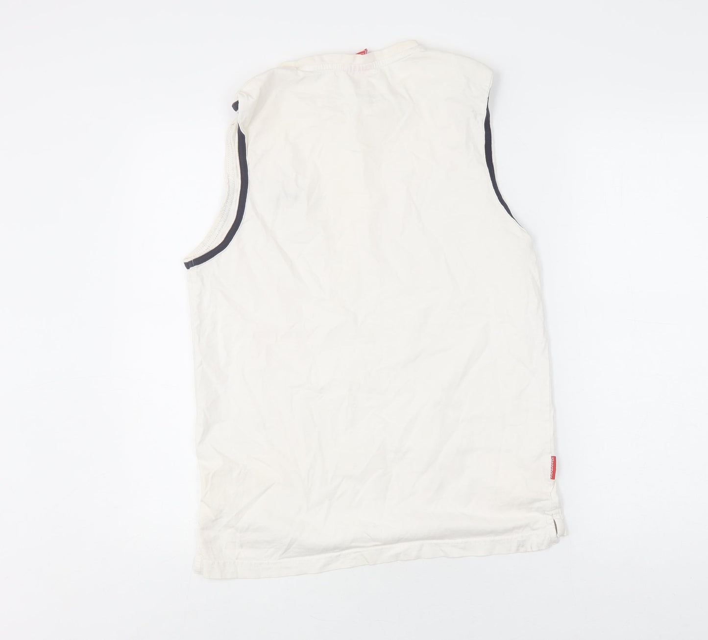 Slazenger Men's Ivory Tank Top M Gym & Training Sportswear