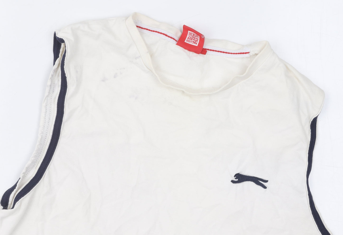 Slazenger Men's Ivory Tank Top M Gym & Training Sportswear