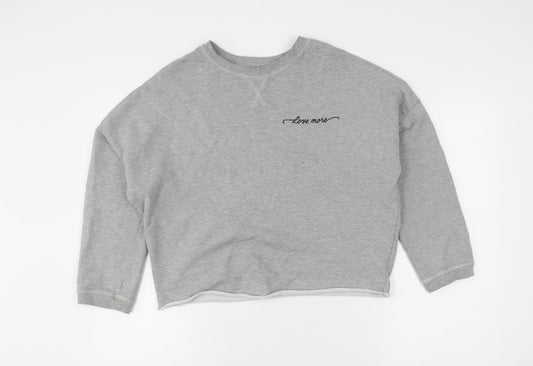 Diesel Women's Grey XS Pullover Sweatshirt