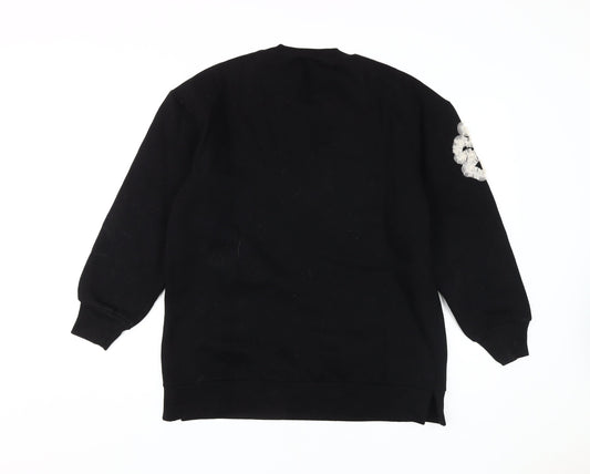 French Connection Women's Black Pullover Sweatshirt S