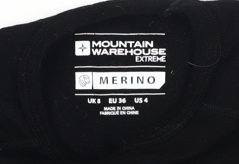 Mountain Warehouse Women's Black Long Sleeve Merino Top