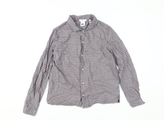 Quiksilver Unisex Multicoloured Check Button-Up Shirt