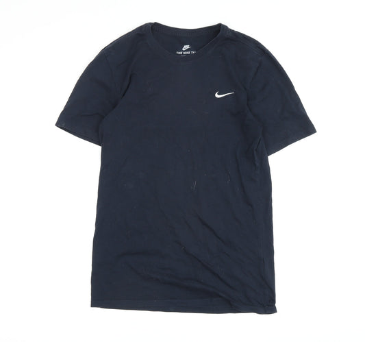 Mens UK Size S Nike Black Cotton T-Shirt