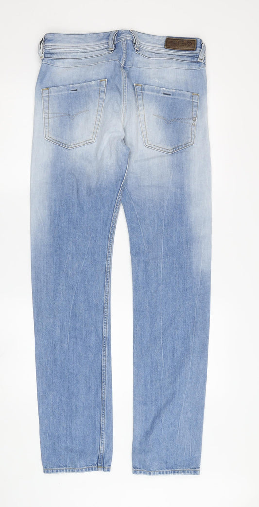 Diesel Belther Men's Blue Tapered Jeans Size 32