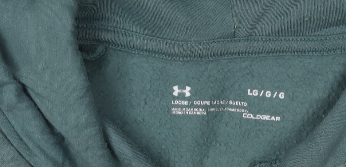 Under Armour Men's Green Pullover Hoodie L