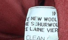 Eastex Women's Red Wool Pea Coat Size 14 Classic