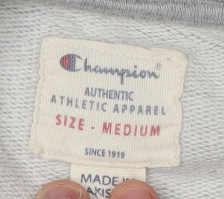 Champion Men's Grey Medium Pullover Sweatshirt